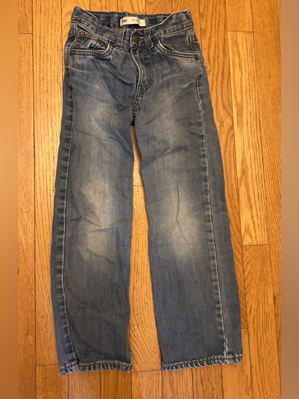 Boys Levi’s Jeans Tab Closure Size 7X Slim